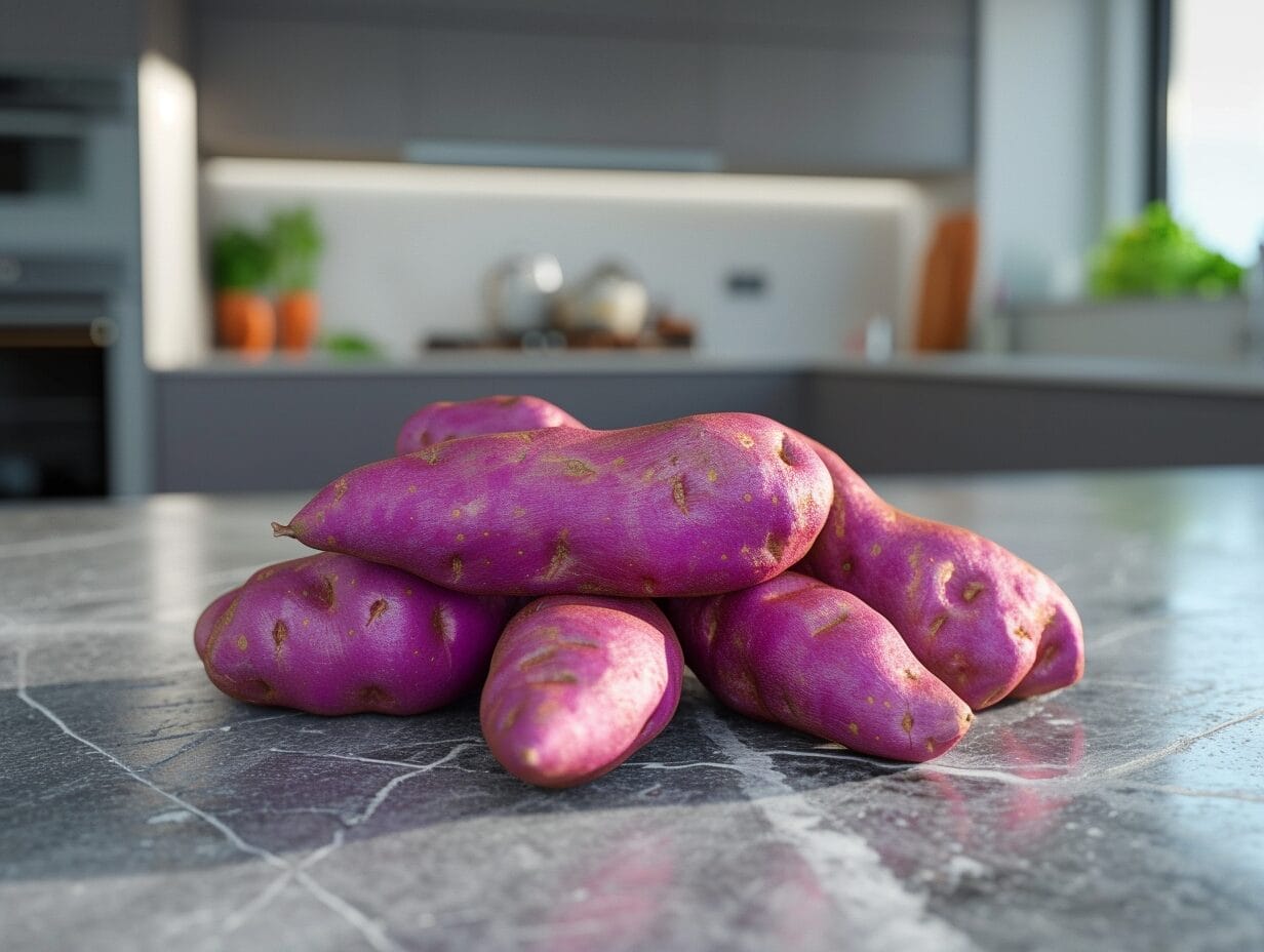 Beni Imo purple sweet potatoes